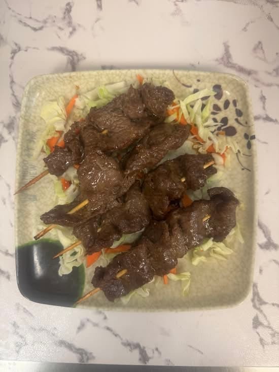 Beef on a Skewer.